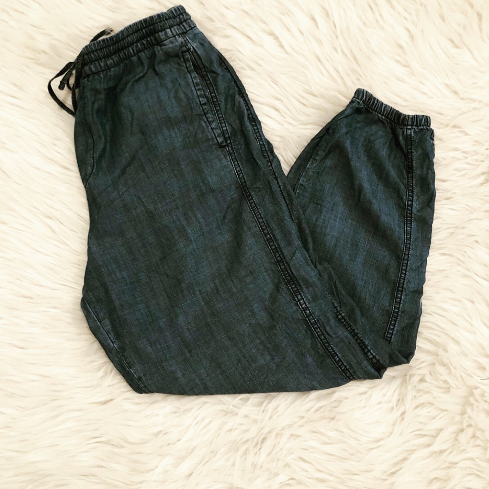 denim joggers (gap) size L